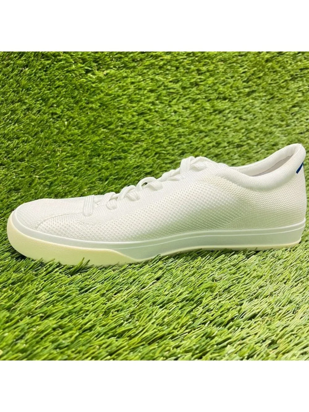 Rothy's The Lace Up Womens Size 9 White Athletic Running Walking Shoes Sneakers